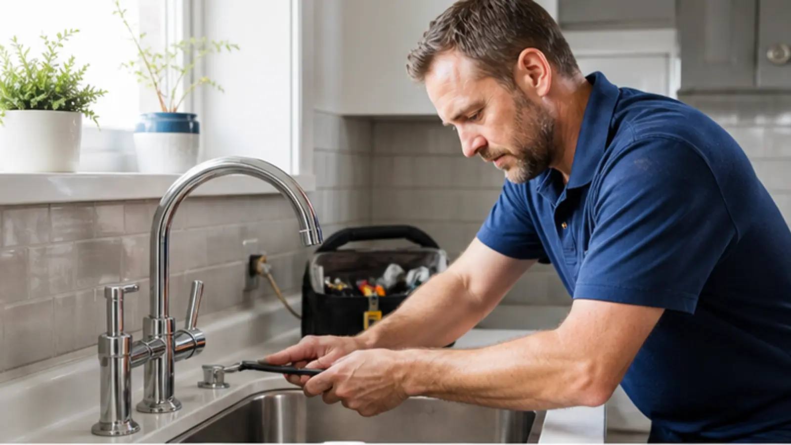 Plumbing website template preview